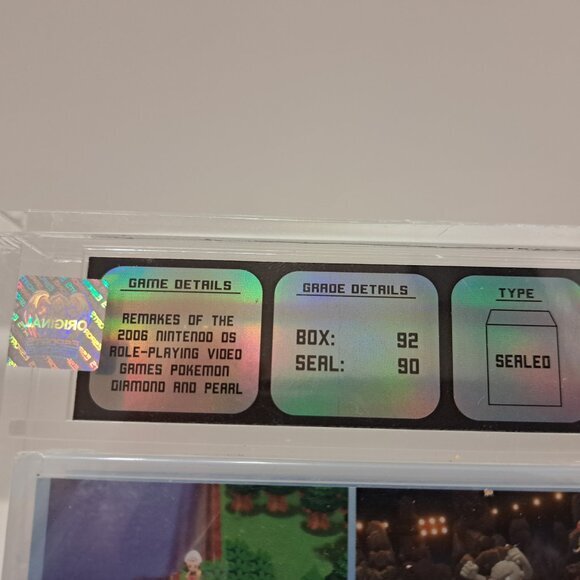 Brand New Sealed Nintendo Switch Pokemon Brilliant Diamond Graded ESG 91 - Picture 6 of 6